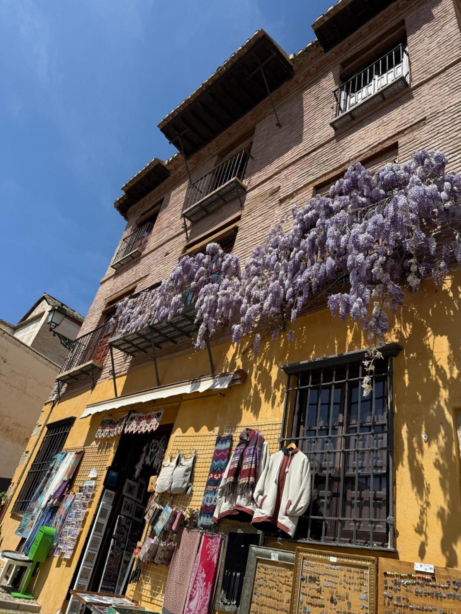 Ferienwohnung Stunning Alhambra view balconies, in the Albayzin Granada Exterior foto
