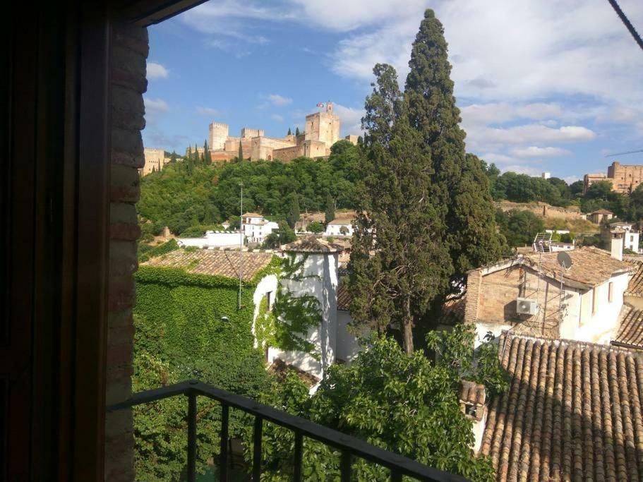 Ferienwohnung Stunning Alhambra view balconies, in the Albayzin Granada Exterior foto