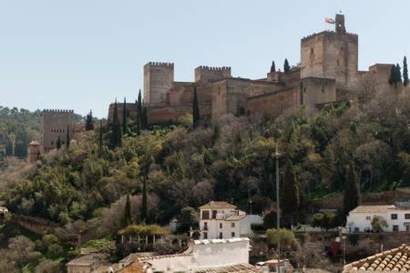 Ferienwohnung Stunning Alhambra view balconies, in the Albayzin Granada Exterior foto